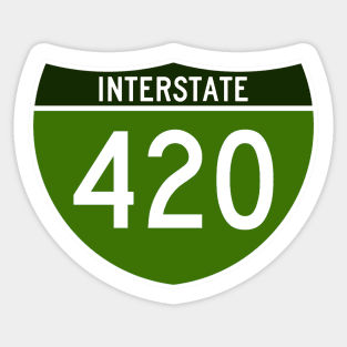 Interstate 420 Sticker